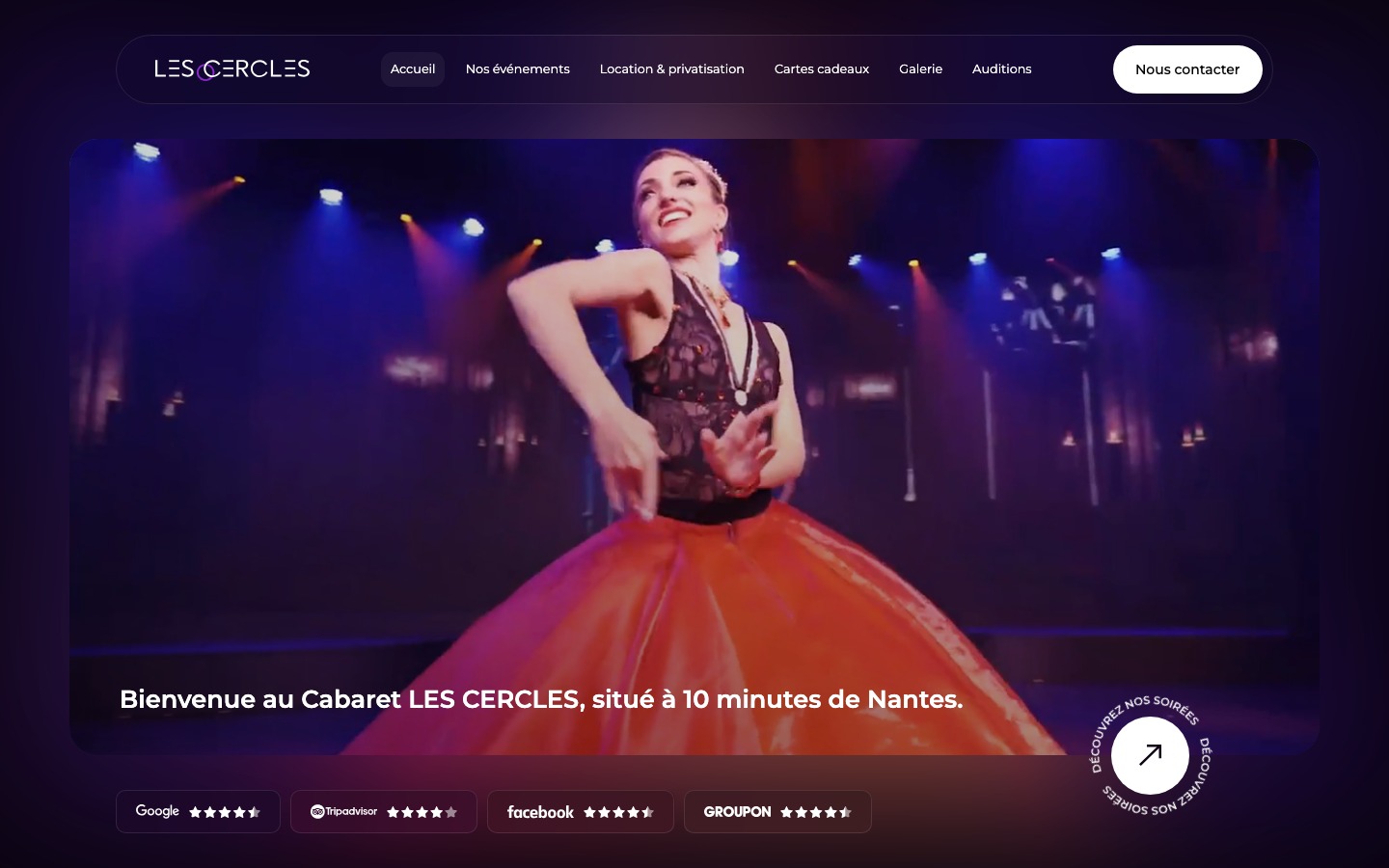 Aperçu du projet Les Cercles